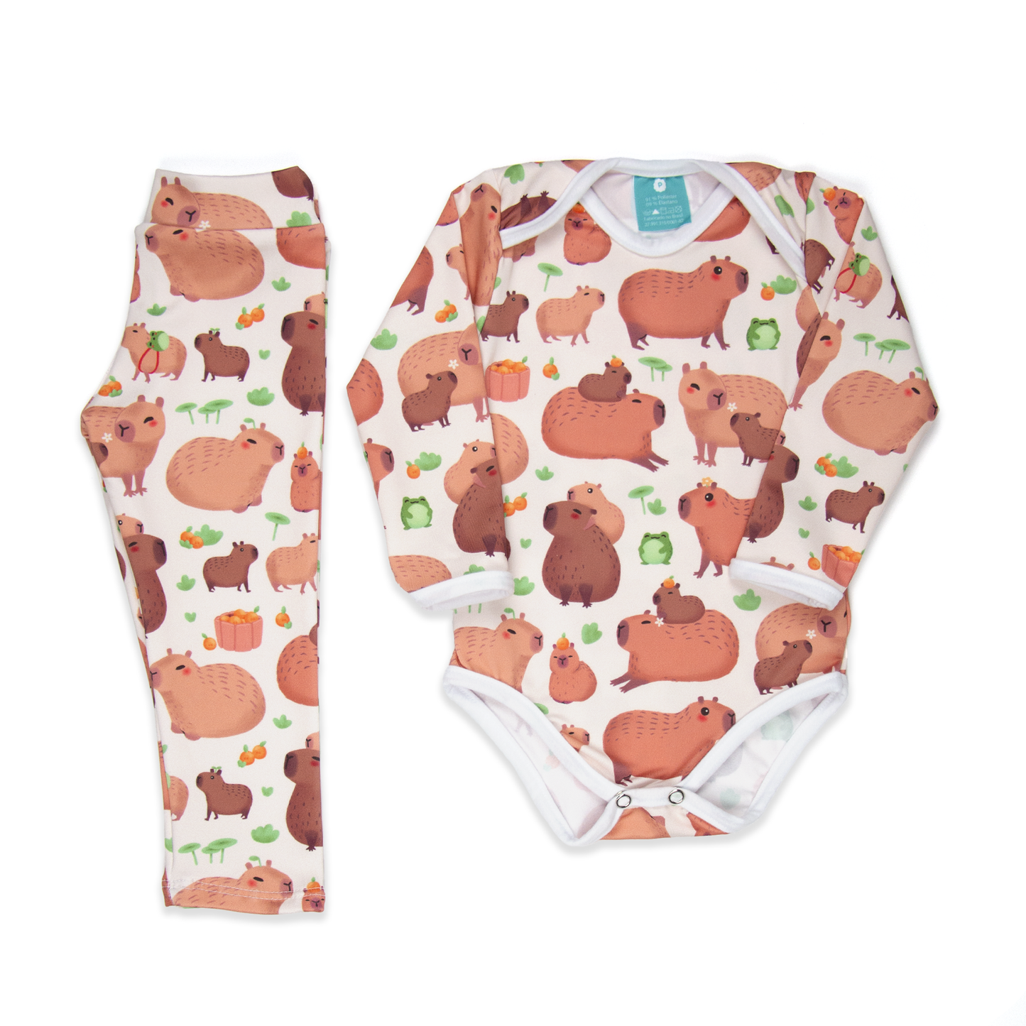 Conjunto térmico Body - Pijaminha Capivaras