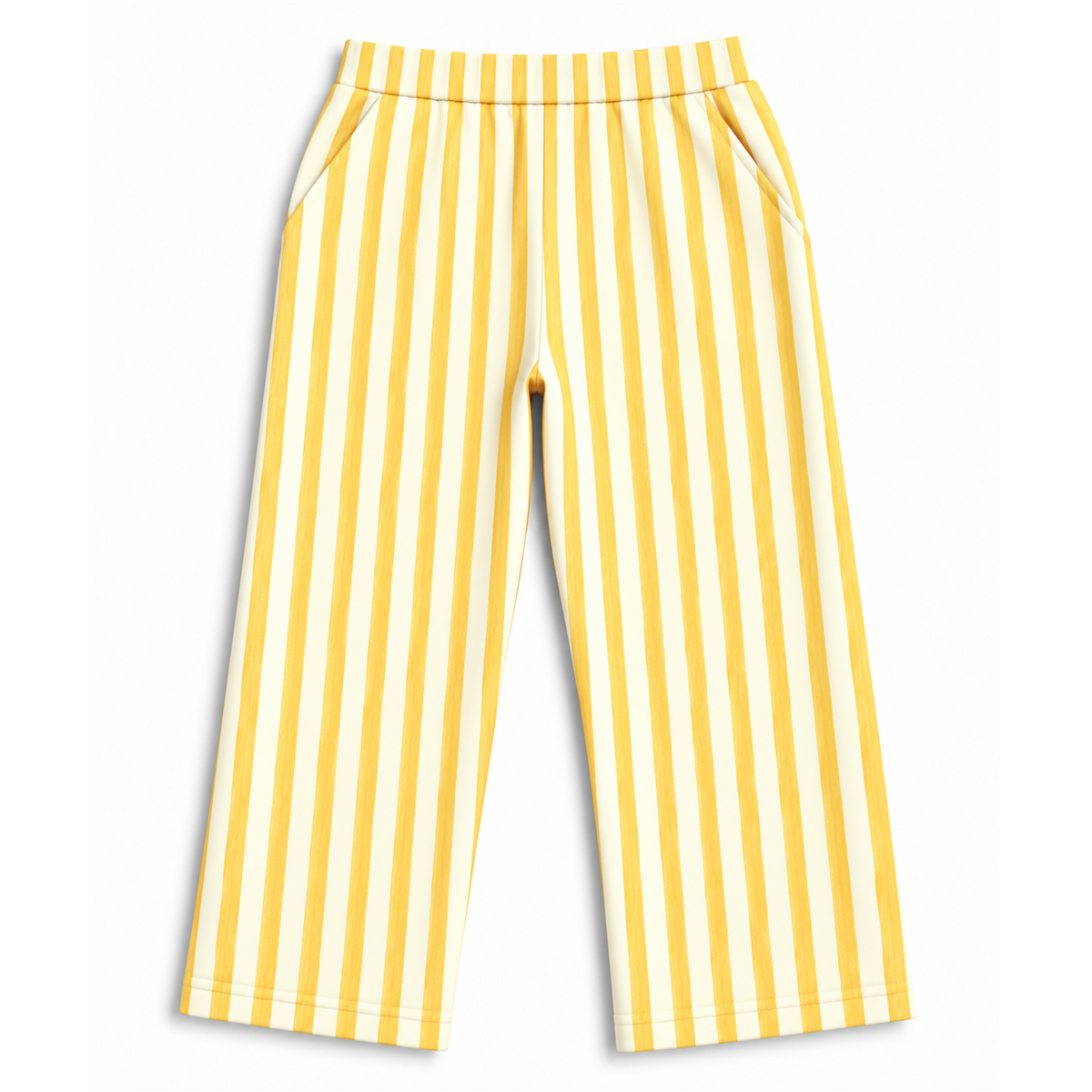 Calça Kids Listradinha Amarela