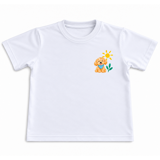 Camiseta Kids Algodão Cachorrinhos