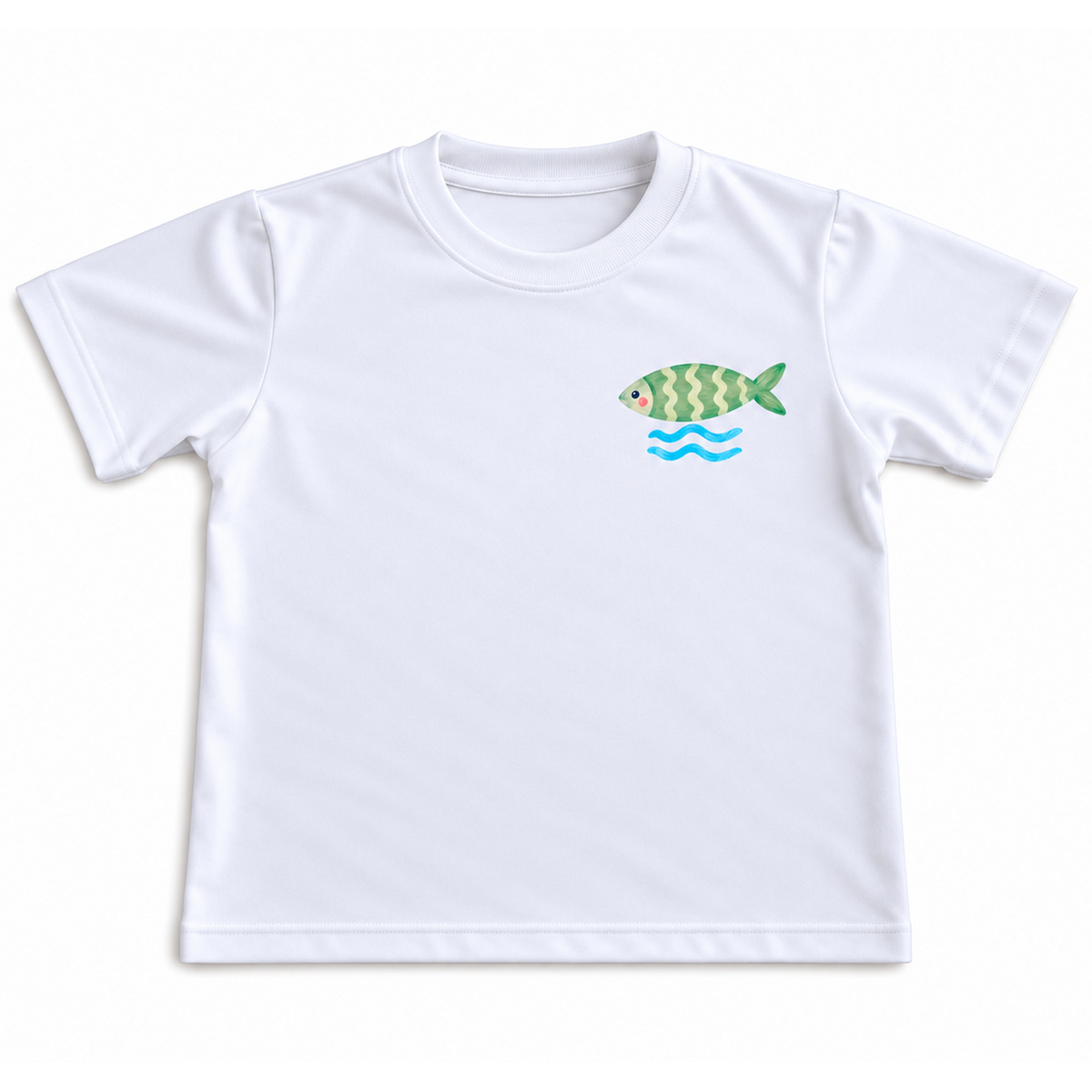 Camiseta Kids Algodão Sardinhas