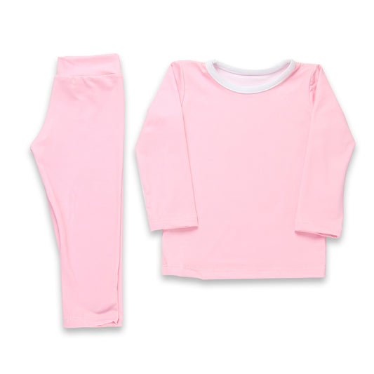 Conjunto térmico - Pijaminha Liso Rosa