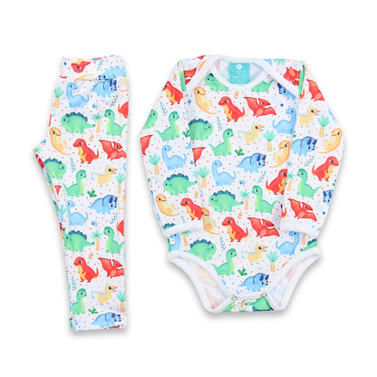 Conjunto térmico Body - Pijaminha Dinossauro