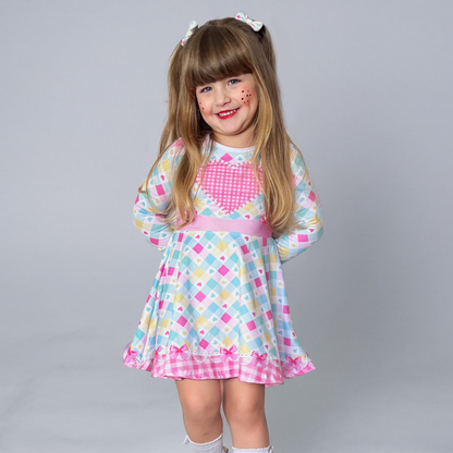 Vestido Caipira Coração