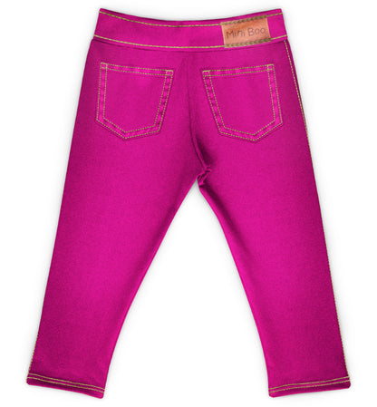 Jeans Fúcsia Bebê MiniBoo