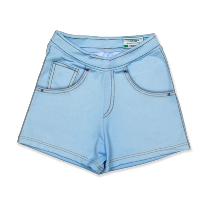 Shorts Fake Jeans Azul Claro