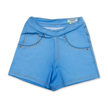 Shorts Fake Jeans Azul Tradicional
