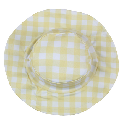 Chapéu Xadrez Amarelo