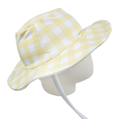 Chapéu Xadrez Amarelo