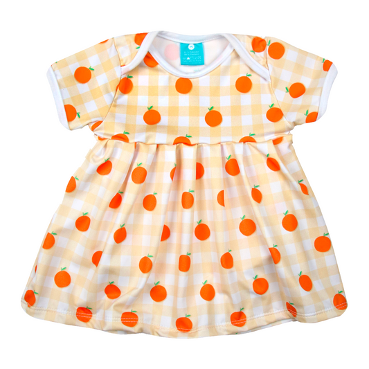 Body Vestido Frutinha Laranja