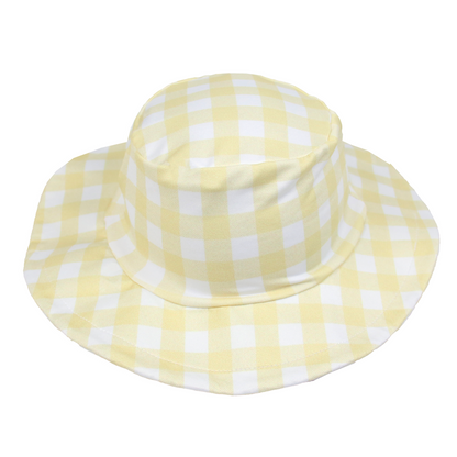 Chapéu Xadrez Amarelo