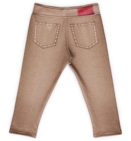 Jeans Marrom Bebê MiniBoo