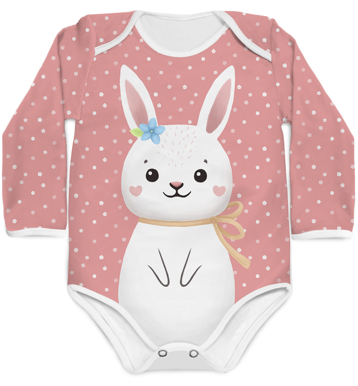 Body Coelha Rosa