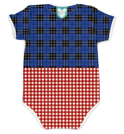 Body Colete Caipira Azul