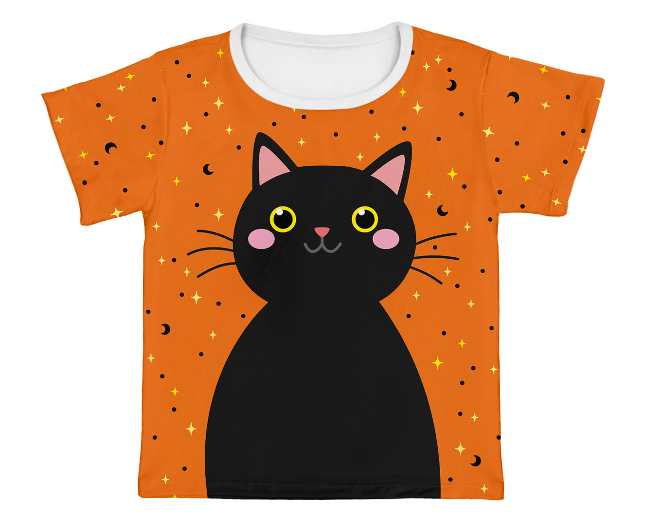 Camiseta Kids Gato Preto