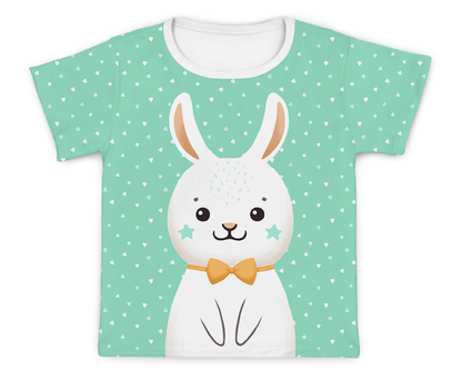 Camiseta Kids Coelho Verde