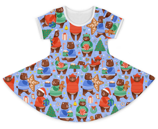 Vestido Ursinhos Natalinos