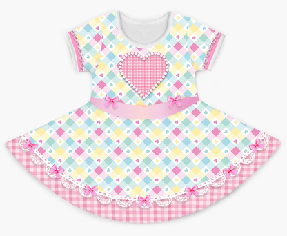 Vestido Caipira Coração