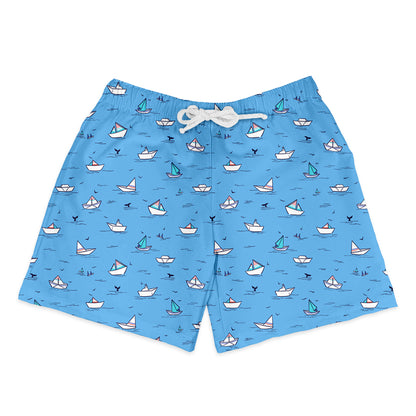 Shorts Infantil Barquinhos