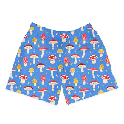 Shorts Infantil Cogumelo Azul
