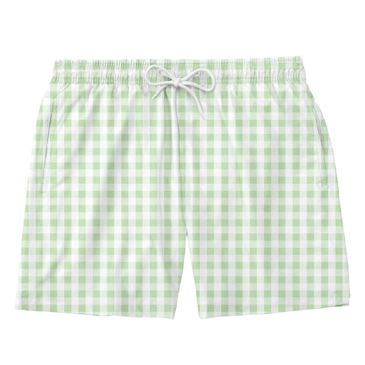 Shorts Papai Xadrez Verde