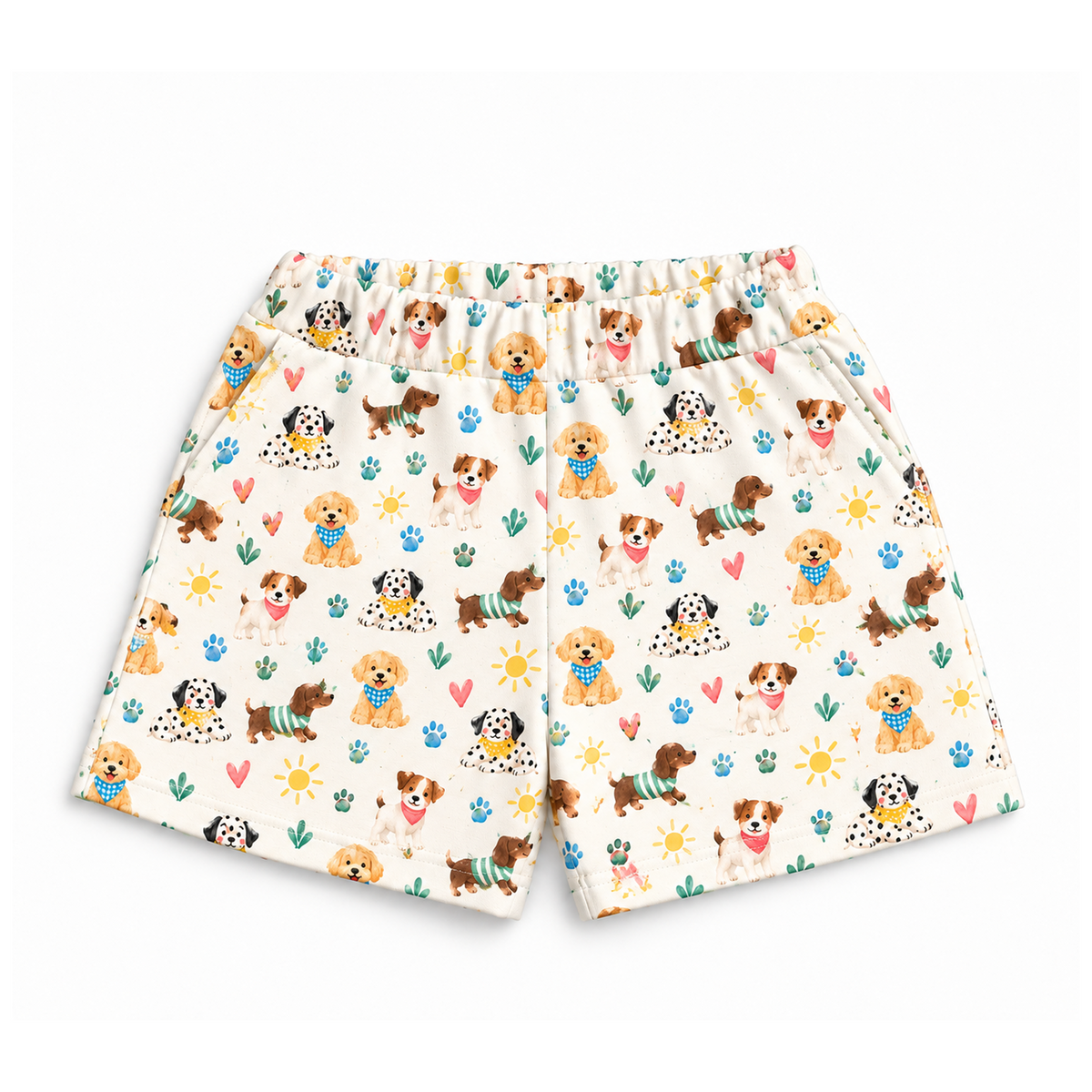 Shorts Infantil Cachorrinhos