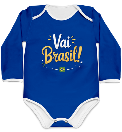 Body Copa Vai Brasil Azul