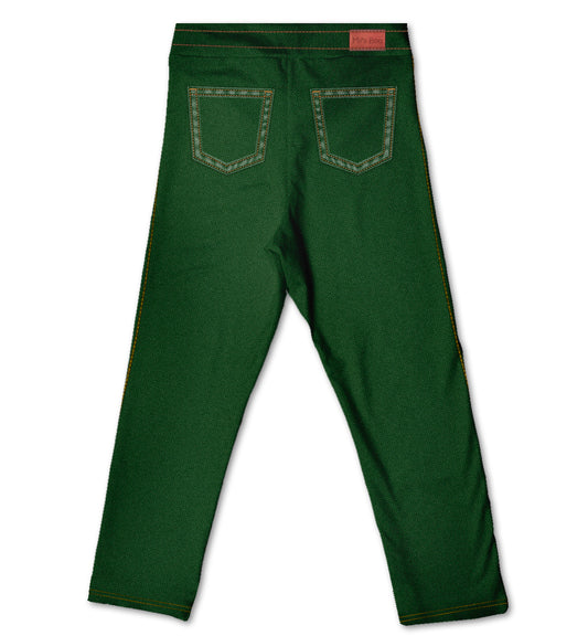 Jeans Verde Militar Kids MiniBoo