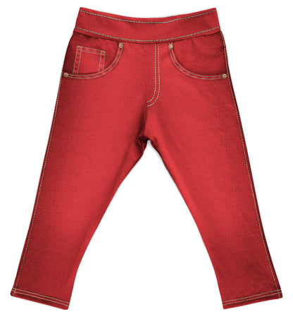 Jeans Vermelho Bebê MiniBoo