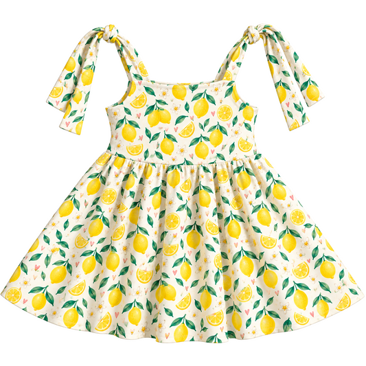 Vestido Lacinho Limão Siciliano