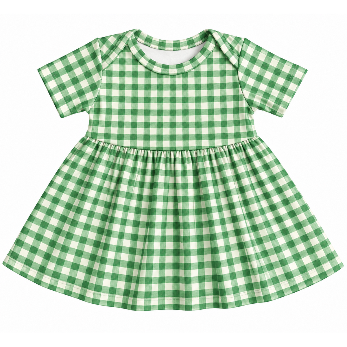 Body Vestido Xadrez Verde