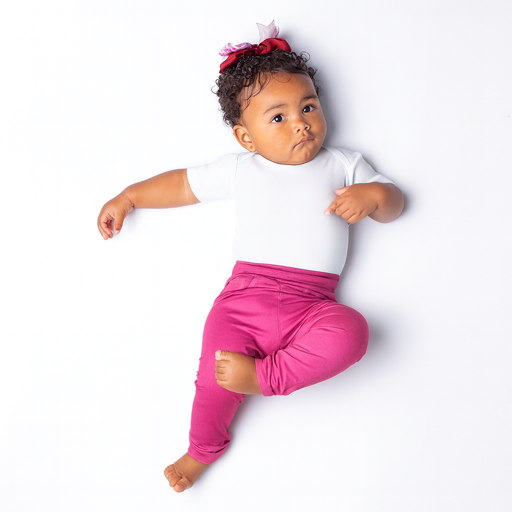 Jeans Fúcsia Bebê MiniBoo
