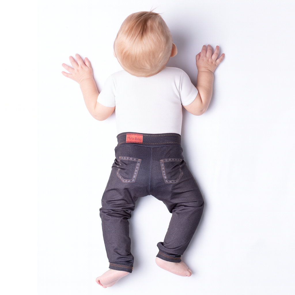 Jeans Preto Bebê MiniBoo
