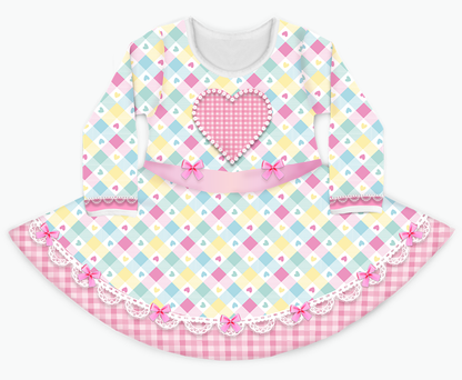 Vestido Caipira Coração