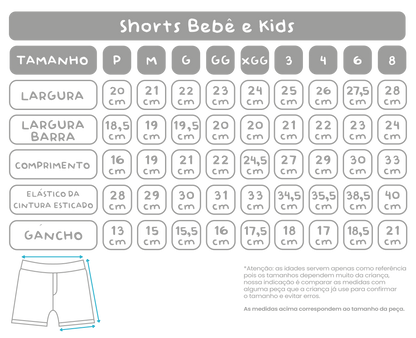 Shorts Tal Pai Tal Baby Alien