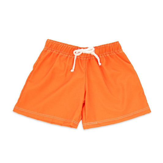 Shorts Infantil Liso Laranja - Mini Boo Store