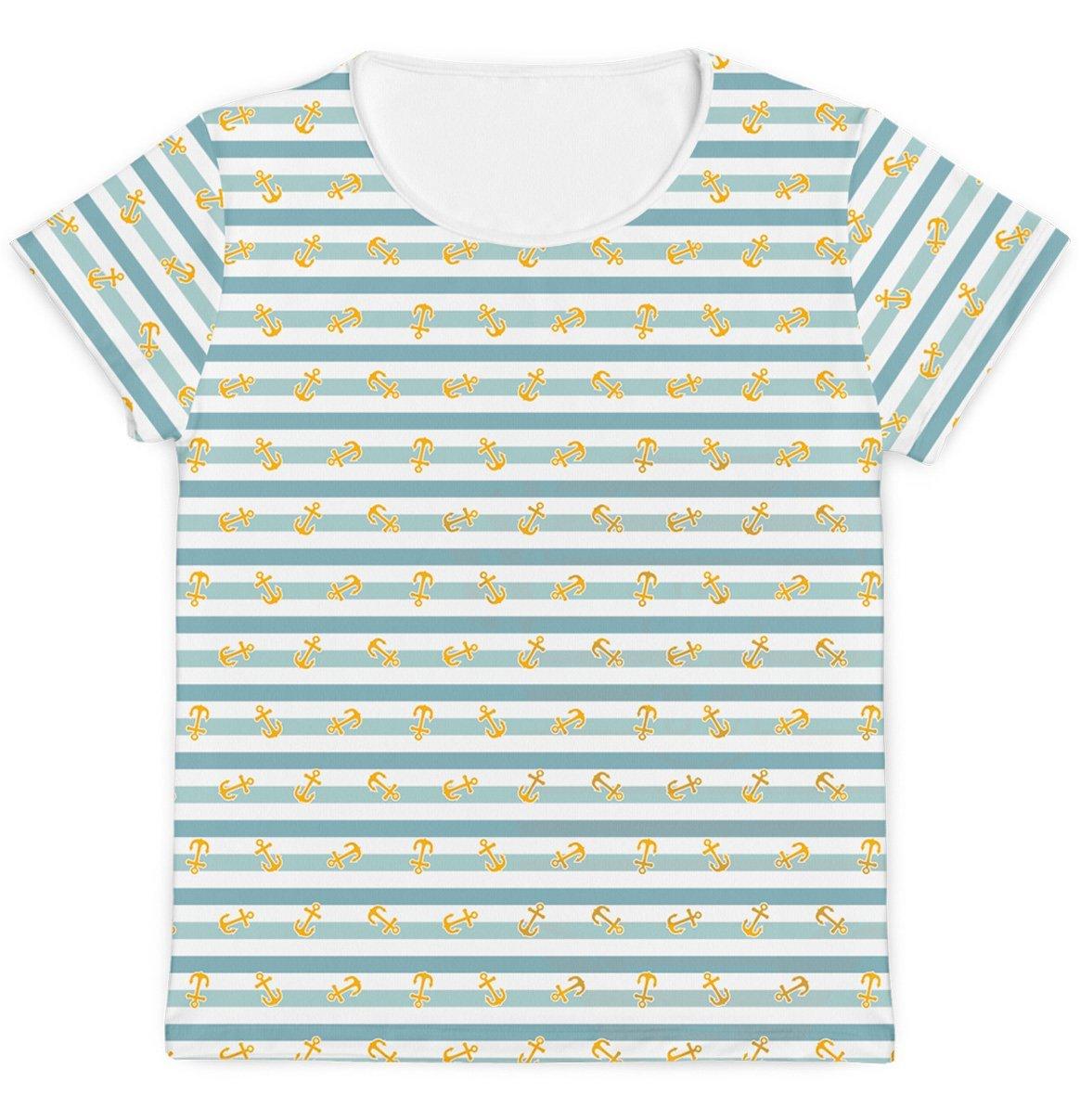Camiseta Mamãe Âncora Laranja - Mini Boo Store