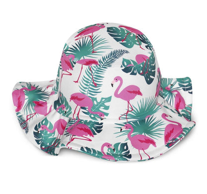 Chapéu Flamingos Folhas - Mini Boo Store
