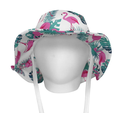 Chapéu Flamingos Folhas - Mini Boo Store