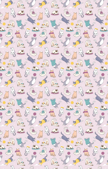 Mantinha Micro soft Gatinhos Rosa - Mini Boo Store