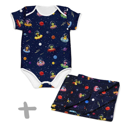 Combo Body + Mantinha Microsoft Alien - Mini Boo Store