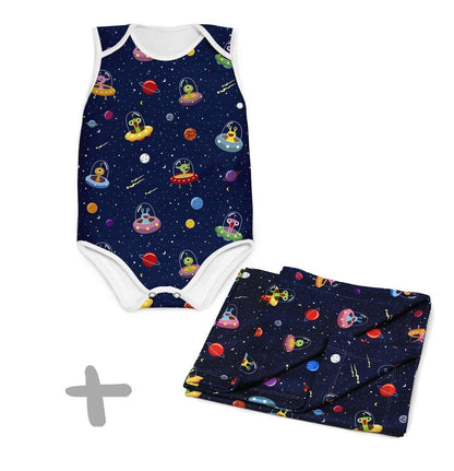 Combo Body + Mantinha Microsoft Alien - Mini Boo Store