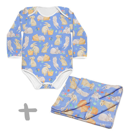 Combo Body + Mantinha Microsoft Caça Aos Ovos - Mini Boo Store