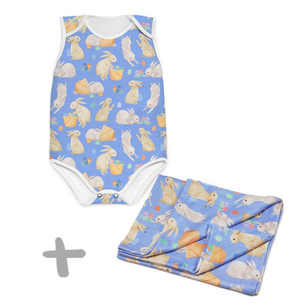 Combo Body + Mantinha Microsoft Caça Aos Ovos - Mini Boo Store