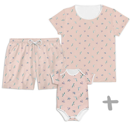 Combo Família Andorinhas - Bebê, Mamãe e Papai - Mini Boo Store