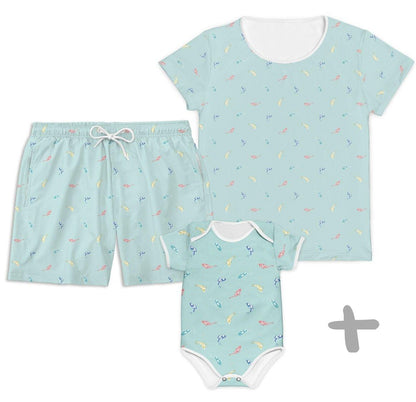 Combo Família Carpas - Bebê, Mamãe e Papai - Mini Boo Store