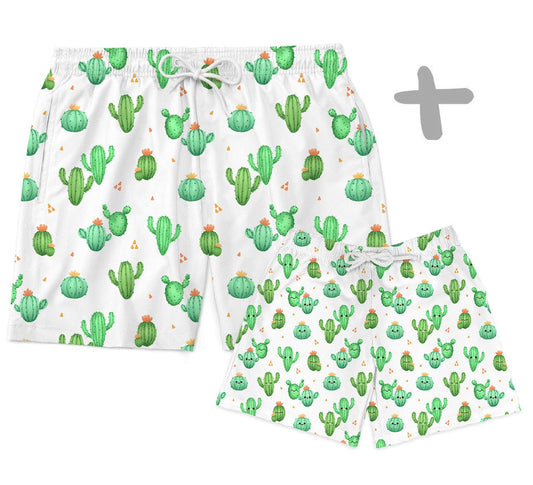 Shorts Tal Pai Tal Baby Cacto - Mini Boo Store