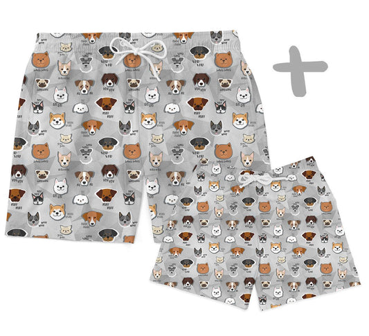 Shorts Tal Pai Tal Baby Dogs - Mini Boo Store