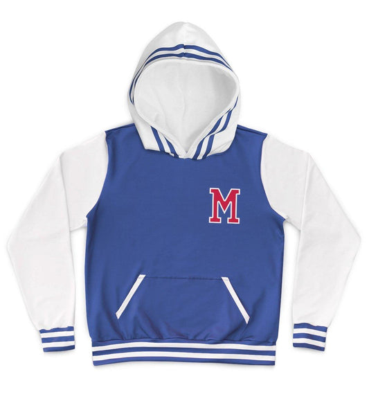 Moletom Mamãe College Azul Personalizado - Mini Boo Store