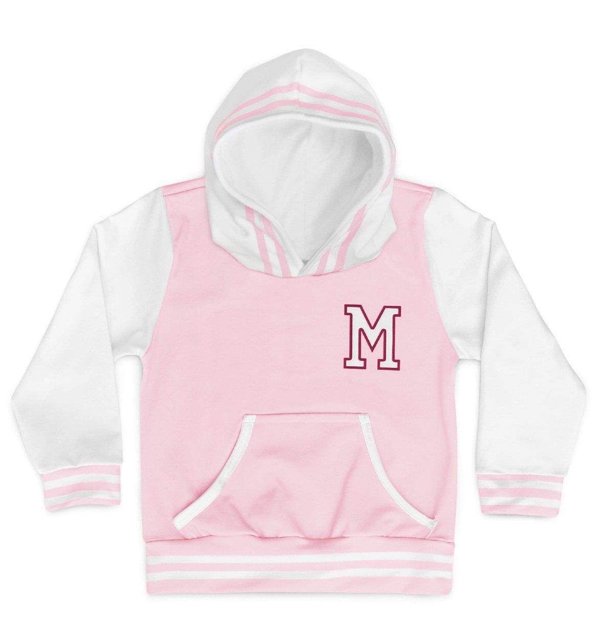 Conjunto Moletom + Calça College Rosa Personalizado - Mini Boo Store