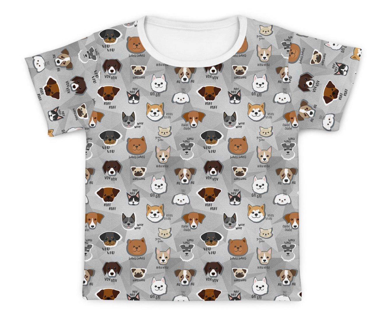 Camiseta Kids Dogs - Mini Boo Store
